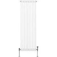 MonsterShop Traditionele 3-kolomsradiator - 1800 x 472 mm - Wit