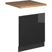 Vicco Fame-Line Frontpaneel – 60 cm, WB Eik Antraciet Hoogglans