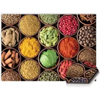 KitchenArt - Spice Harmony Spatscherm - 80x55 cm - Spatscherm Achterwand Keuken - Spatwand Keuken