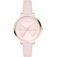 s.Oliver Analoog horloge rose-goud / rosa