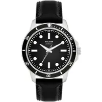 s.Oliver Analoog horloge zwart / zilver