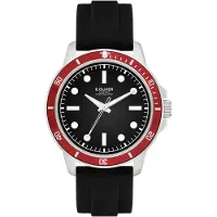s.Oliver Analoog horloge rood / zwart / wit