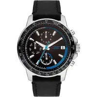 s.Oliver Analoog horloge azuur / zwart