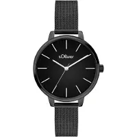 s.Oliver Analoog horloge zwart