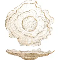 Bloomingville Schaal glas beige asimi 38cm