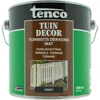 Tenco Tuindecor - Zwart - Mat - 2,5 liter