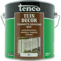 Tenco Tuindecor Wit Mat 2,5 liter