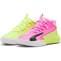 Puma Dagger 2 middelhoge basketbalschoenen, Groen/Zwart, Maat 35,5