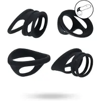Levelz - Silicone Cock and Ball Ring Set of 4