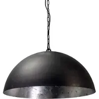 Masterlight Grote gunmetal hanglamp Industria Silver 60