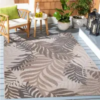 Muratap Binnen en buiten vloerkleed floral outdoor laagpolig tapijt 80x200 cm