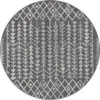 Muratap Rond boho vintage kelim | laagpolig vloerkleed | modern tapijt | woonkamer,