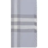 Burberry Lichtblauwe Wol Sjaal