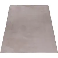 Muratap Pouffy fluffy hoogpolig vloerkleed uni kleur - woonkamer tapijt -