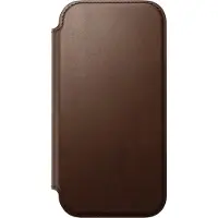 Nomad Modern Leather Folio iPhone 17 bruin - NM014209858