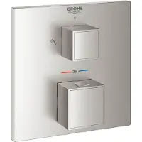 GROHE Opbouwdeel grohtherm cube met omstel