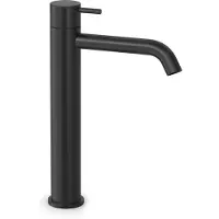 Hotbath Cobber CB003HC Wastafelkraan Hoog - Geborsteld Zwart PVD - Zonder Waste - Messing - Kranen, Wastafelkranen, Opbouw Wastafelkranen