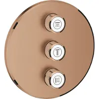 GROHE Opbouwdeel Smartcontrol Volume, Rond (3X) Warm Sunset Geborsteld