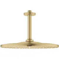 GROHE Hoofddoucheset rainshower 310 rond plafond, mono 9,5 l/m, cool sunrise geborsteld