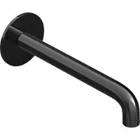 Hotbath Cobber CB095 uitloop 18cm gepolijst zwart PVD