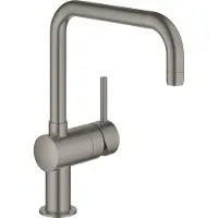 GROHE Keukenmengkraan minta u-uitloop hard graphite geborsteld