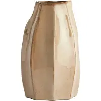 Light & Living Vaas Chiado - Bruin - 25,5x21,5x42,5cm - Keramiek - Bohemian - Bloemenvaas - Woondecoratie - Decoratieve vaas voor woonkamer of slaapkamer