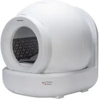 Beeztees Automatische Kattenbak Moeza Wit