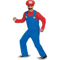 Disguise Nintendo Super Mario Luxury Costume Blauw M Kinderen