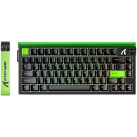 Attack Shark R85HE - Magnetic Switch Wired Gaming Toetsenbord - 79keys - RGB light strip - Decorative Lanyard - Volume knob - PBT Keycaps - 8Khz - 0.005mmRT - 0.08ms - Neon Green