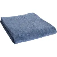 HAY Badlaken Mono Organic Steel Blue (100 x 150 cm)