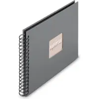Hama Spiraal fotoalbum - Fine Art - 28x24 - 50 pagina's - Steengrijs