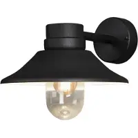 Konstsmide Vega 428-750 Buitenlamp (wand) E27 60 W Zwart