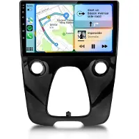 Hexinex 10.1" Octa-Core autoradio Geschikt voor Peugeot 108/ Citroen C1/ Toyota Aygo- Draadloos CarPlay, Android Auto, multimediaspeler,Android15, GPS NAVI, WIFI, DSP, 4GB+64GB