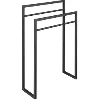 Sapho Ska Handdoekhouder, 550x790x200mm, zwart mat