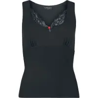 Vive maria Top - Coquette Top - S tot XXL - voor Vrouwen - zwart | Maat L