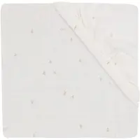 Jollein Twinkling Hoeslaken Ledikant - 60 x 120 cm - Jersey - Wild Rose