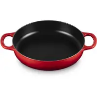 Le Creuset Hapjespan met twee handvatten Kersenrood Ø 28cm 3,2l