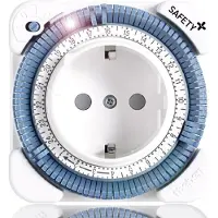 Theben 0260833 Timer 26 safety-plus I analoge timer I analoge socket timer I socket timer