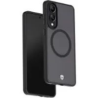 FORCE CASE , Hoesje geschikt voor Samsung Galaxy S25 Edge - Magnetisch Magnet Compatibel AIR 3m, Zwart