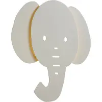 QAZQA Kinder wandlamp beige incl. LED 3-staps dimbaar - Ellie the Elephant