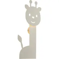 QAZQA Kinder wandlamp beige incl. LED 3-staps dimbaar - Gigi the Giraffe