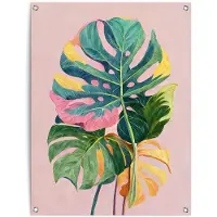 Reinders - Summer Leafs - Tuinposter 80x60cm Multicolor