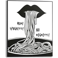 Reinders Schilderij More Spaghetti - 50 x 40 - Hout -