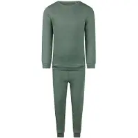Koko Noko pyjama groen Jongens Katoen Ronde hals Effen - maat 110/116