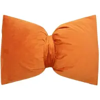 Mars & More Strik Kussen Fluweel oranje 40x60cm