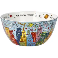 Goebel - James Rizzi | Kom My New York City Day | Schaal - 15cm - porselein - 2 stuks