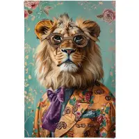 Reinders Poster Dandy Lion Portrait - 91,5 x 61 - Papier -