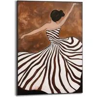 Reinders Schilderij Dansende dame - 70 x 50 - Hout -