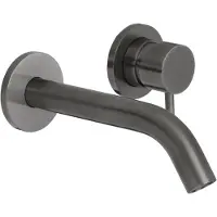 Saqu Eurotrend 2-gats inbouw wastafelmengkraan inclusief inbouwdeel gunmetal