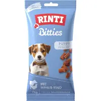Rinti 2x75g Extra Puppy Bitties Kip & Rund Kip & Rund Hondensnacks
